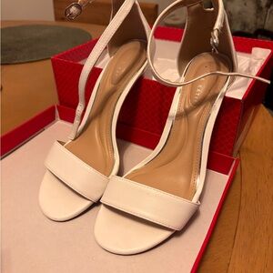 Kelly & Katie White Heeled Sandals
